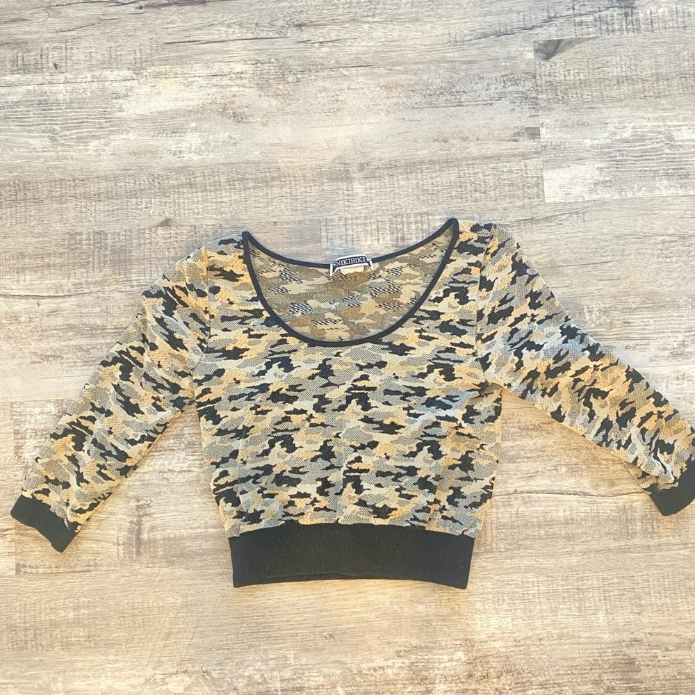 Camo Crop top